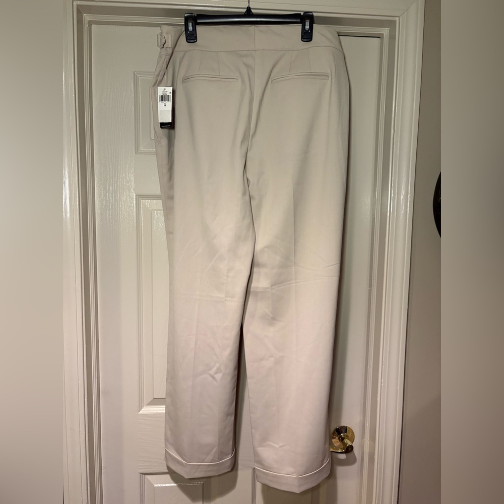 NWT‎ Lauren Ralph Lauren Women’s Pleated Wool Blend Classic Dress Pants - Picture 3 of 7